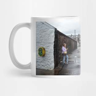 Checking the phone. Springbank Distillery - Campbeltown Mug